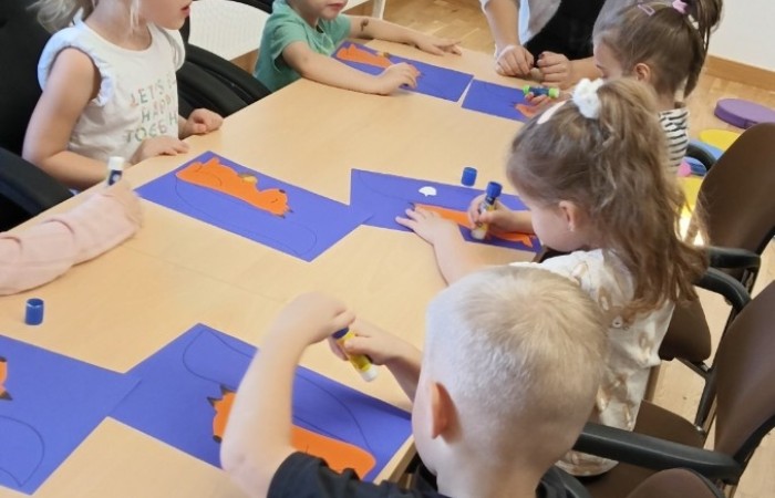 Zajęcia czytelnicze dla „Smerfów” w Bibliotece