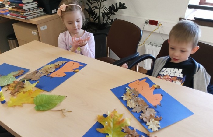 Zajęcia czytelnicze dla „Smerfów” w Bibliotece