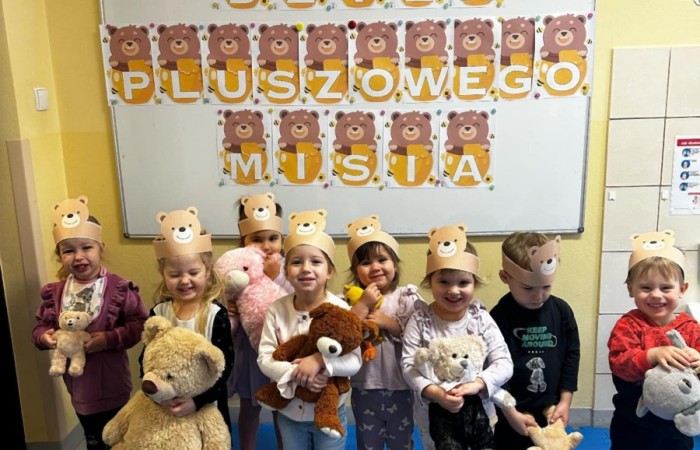 Światowy Dzień Pluszowego Misia - grupa Słoneczka