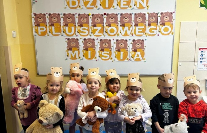 Światowy Dzień Pluszowego Misia - grupa Słoneczka