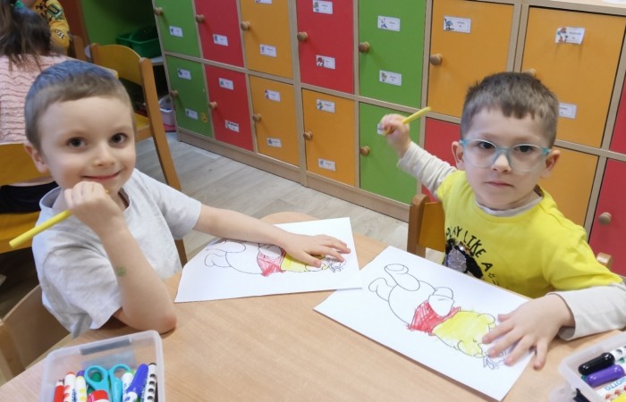 Dzień Kubusia Puchatka - grupa Smerfy