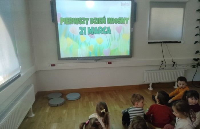 Pierwszy dzień wiosny - grupa Słoneczka