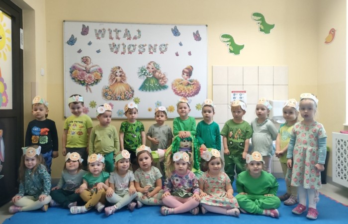 Pierwszy dzień wiosny - grupa Słoneczka