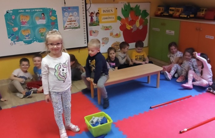 Dzień Zdrowia - grupa Smerfy