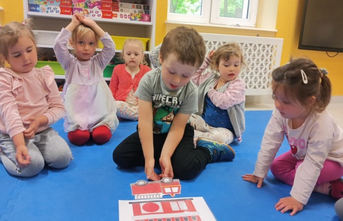 Dzień Strażaka w Przedszkolu - grupa Słoneczka