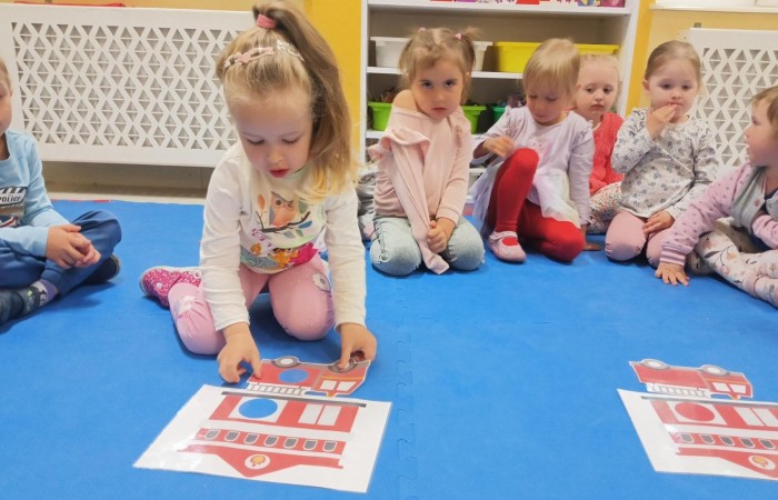 Dzień Strażaka w Przedszkolu - grupa Słoneczka