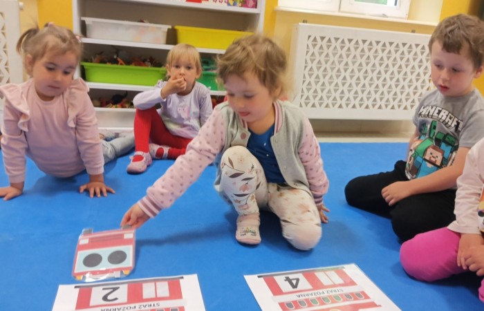 Dzień Strażaka w Przedszkolu - grupa Słoneczka