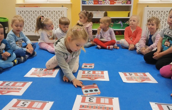 Dzień Strażaka w Przedszkolu - grupa Słoneczka