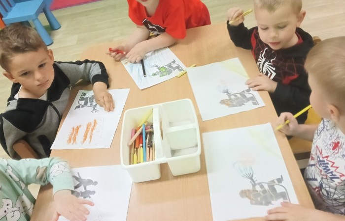 Dzień Strażaka w Przedszkolu - grupa Smerfy