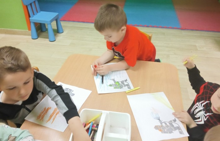 Dzień Strażaka w Przedszkolu - grupa Smerfy
