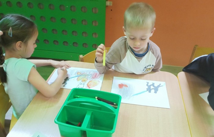 Dzień Strażaka w Przedszkolu - grupa Smerfy