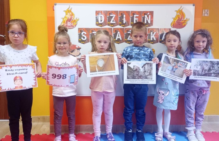 Dzień Strażaka w Przedszkolu - grupa Tygrysy