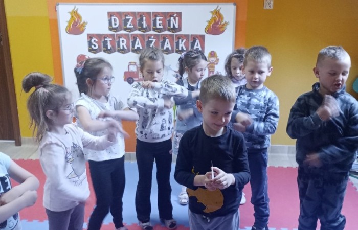 Dzień Strażaka w Przedszkolu - grupa Tygrysy
