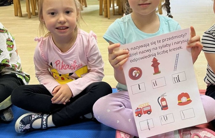 Dzień Strażaka w Przedszkolu - grupa Smerfy