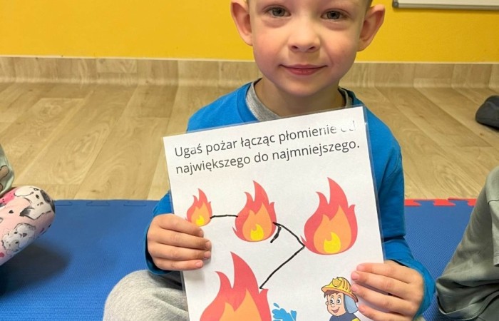 Dzień Strażaka w Przedszkolu - grupa Smerfy