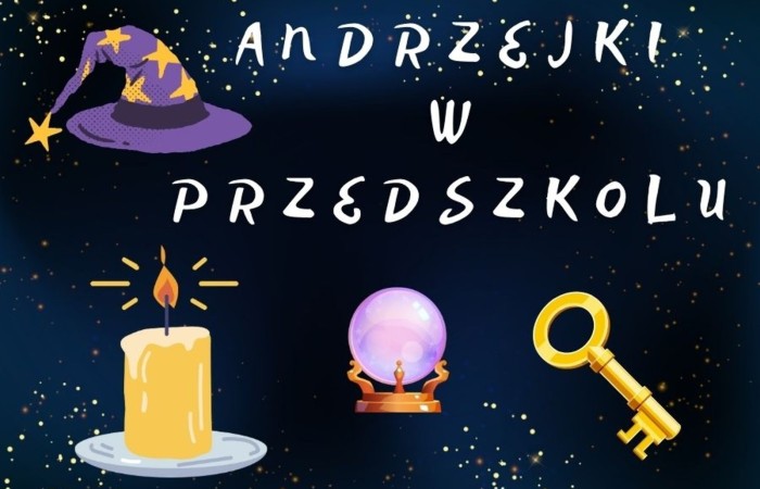 Andrzejkowa zabawa przedszkolaków