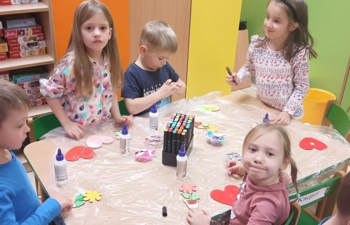 Warsztaty zimowe w przedszkolu