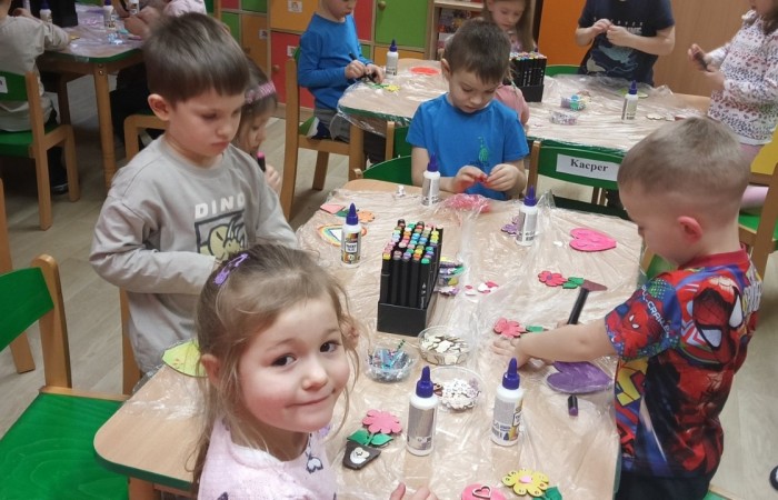 Warsztaty zimowe w przedszkolu