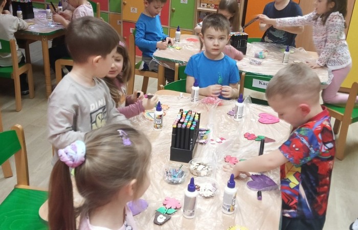 Warsztaty zimowe w przedszkolu