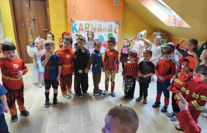 Zabawa karnawałowa w Przedszkolu