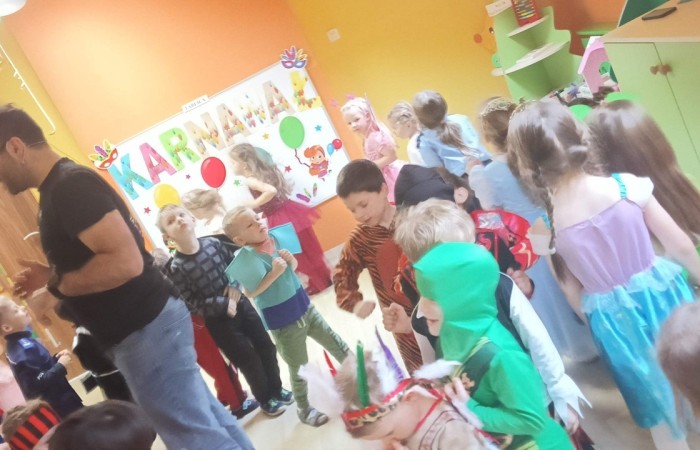 Zabawa karnawałowa w Przedszkolu
