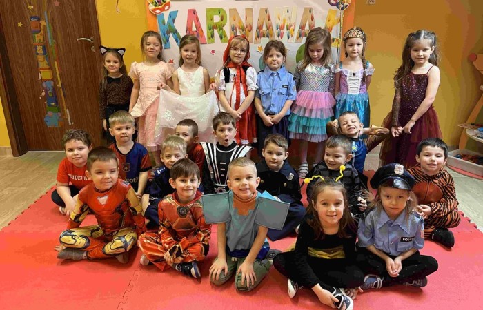Zabawa karnawałowa w Przedszkolu