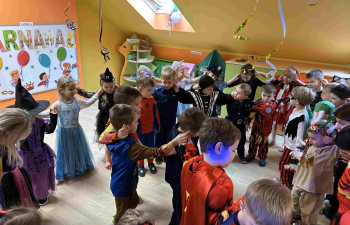 Zabawa karnawałowa w Przedszkolu