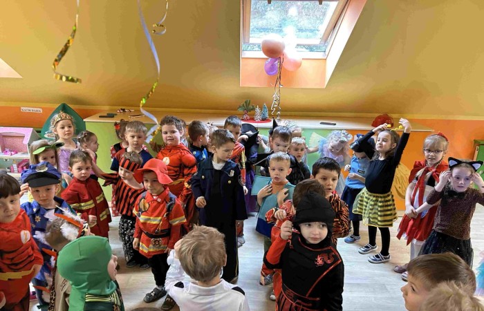 Zabawa karnawałowa w Przedszkolu